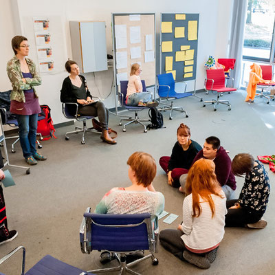 Ein Blick in ein Seminar von frauen.stärken.frauen.